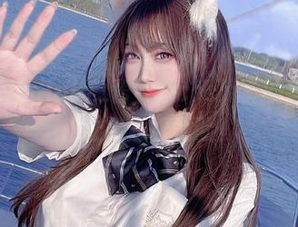 最新一款Halo_酱女孩cos，真的每一帧都让我想捏她脸！