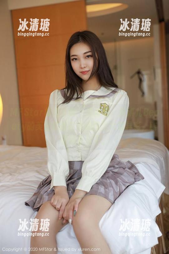 MFStar模范学院-唐琪儿Beauty MFStar模范学院 - 说真的,唐琪儿Beauty的美腿真的在这美图里大放异彩,眼睛都要花了。