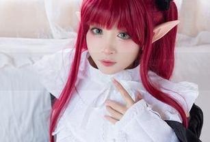 九九八吖COS蕾姆，照着镜子我都不认识自己了…