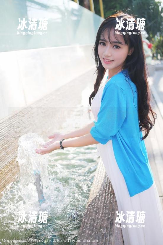 美媛馆-唐琪儿 美媛馆 - 唐琪儿黑白私拍,咱这换个颜色也是贼细腻!